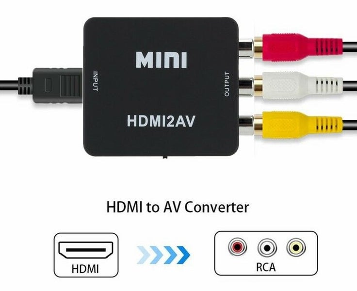 HDMI To RCA AV Adapter Converter Cable 3RCA 1080P Carousel 3