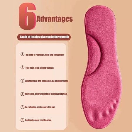Self-heated Insoles Feet Massage Thermal Thicken Insole Memory Foam Shoe Pads Wi Carousel 2