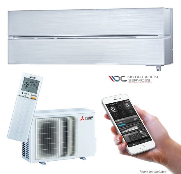 Mitsubishi Electric LN35 Hypercore 4.0kW Wi-Fi Heat Pump & Installation Carousel 3