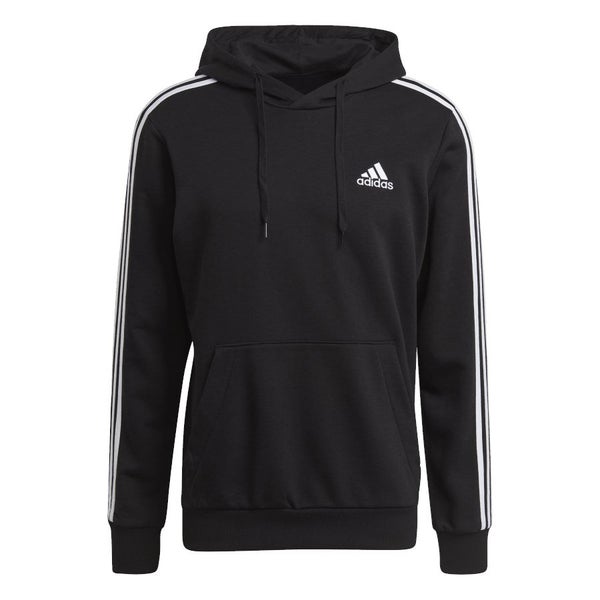 adidas 3S French Terry Hoodie Black XL Carousel 1