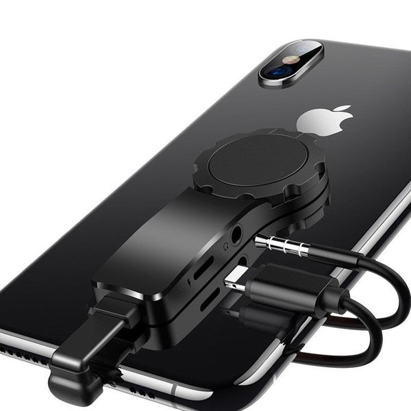 Lightning To 3.5mm Audio Fast Charger Adapter Ring Phone Holder For IPhone iOS Carousel 1