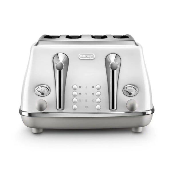 Delonghi Icona Capitals 4 Slice Toaster - Sydney White CTOC4003W... Carousel 1