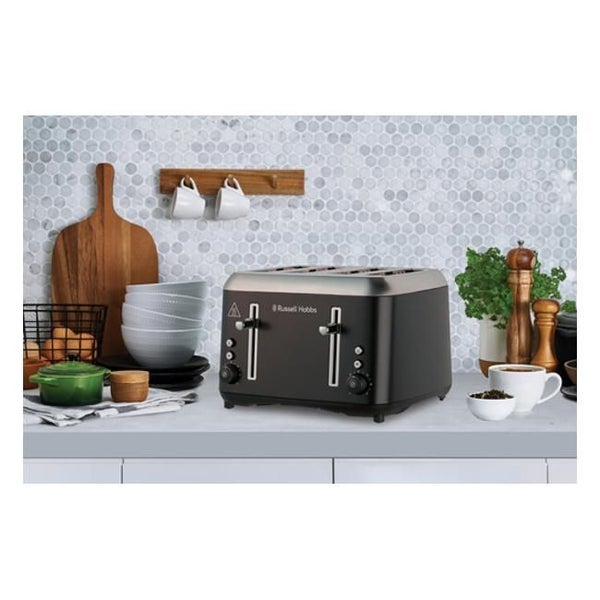 Russell Hobbs Addison 4 Slice Toaster - Matte Black RHT514BLK Carousel 2