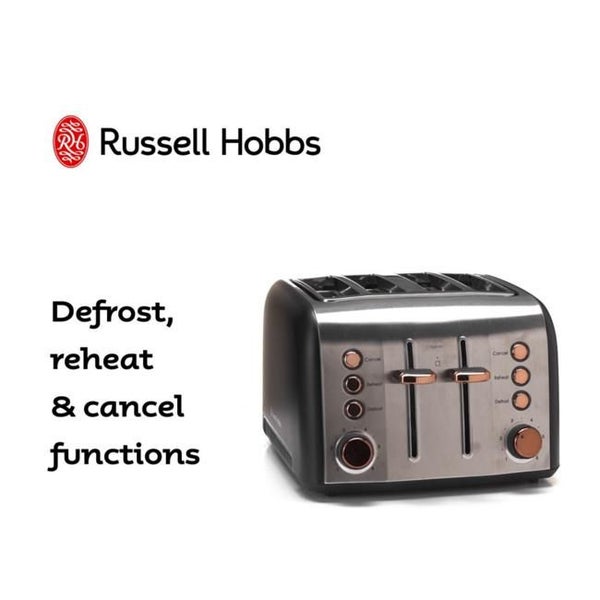 Russell Hobbs Brooklyn 4 Slice Toaster - Copper RHT94COP... Carousel 6