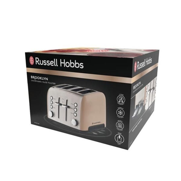 Russell Hobbs Brooklyn Champagne 4 Slice Toaster RHT94CHM... Carousel 8