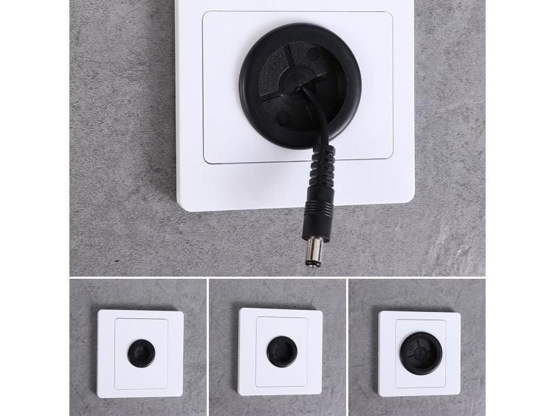 With Rubber Pad Cable Organizer Storage 86Type Wall Blank Panel Cable Cover Carousel 2