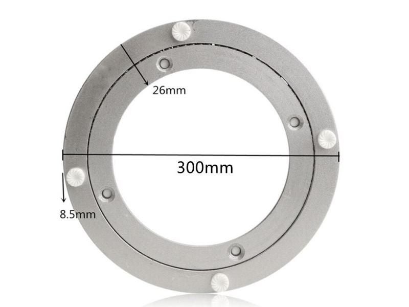 Heavy Aluminium Rotating Bearing 4 16Inches For Lazy Susan Carousel 1