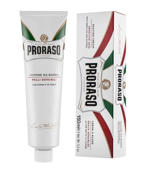Proraso Shave Cream Tube Sensitive With Green Tea & Oatmeal - 150Ml Carousel 1