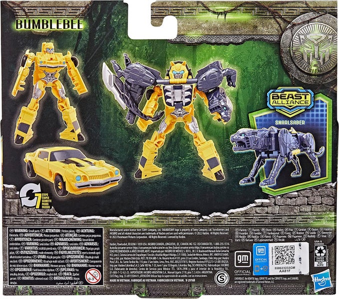 Transformers Rise of the Beasts: Beast Combiner Bumblebee & Snarlsaber Carousel 2