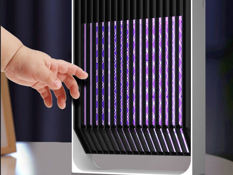 Wall Mounted USB Electric Mosquito Killer Lamp Mosquito Zapper Trap Black Carousel 7