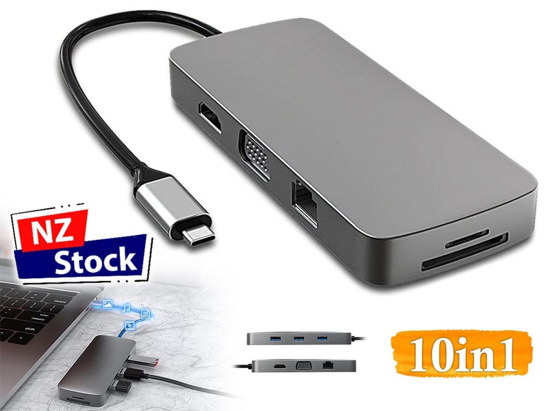 USB C Hub Docking Station (Auckland Stock) Carousel 1