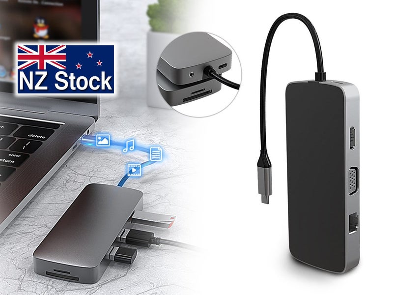 USB C Hub (Auckland Stock) Carousel 1