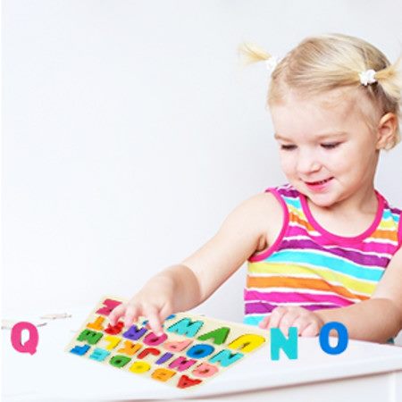 Alphabet Puzzle Wooden Puzzles for Toddlers 1-5 Year Old, Toys with Puzzle Board Carousel 13
