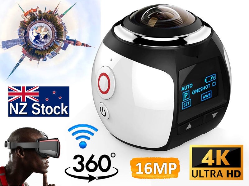 PTN New 360° 4K VR Camera WiFi Waterproof Sale Sale Sale Carousel 1