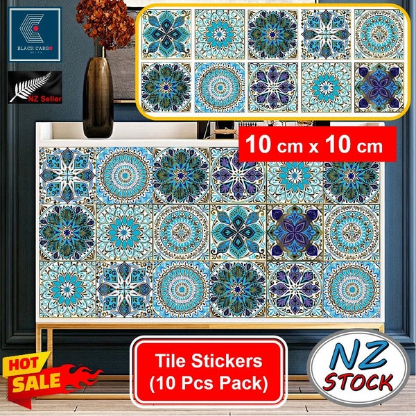 10Pcs Moroccan WallPaper Tile Sticker Wall Vinyl Decals *Local STOCK NOW* Carousel 1