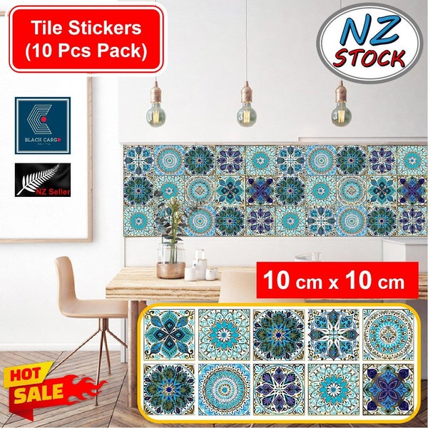 10Pcs Moroccan WallPaper Tile Sticker Wall Vinyl Decals *Local STOCK NOW* Carousel 2