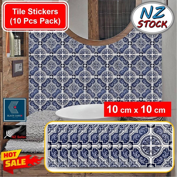 NEW new 10Pcs Moroccan WallPaper Tile Sticker Wall Vinyl Decals *Sale NOW* Carousel 1