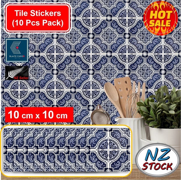 NEW new 10Pcs Moroccan WallPaper Tile Sticker Wall Vinyl Decals *Sale NOW* Carousel 2