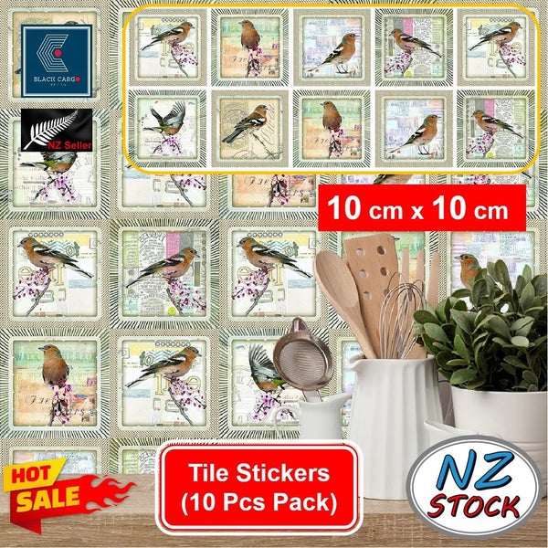 10Pcs Moroccan WallPaper Tile Sticker Wall Vinyl Decals *Local Clearance* Carousel 1