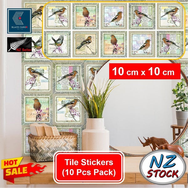 10Pcs Moroccan WallPaper Tile Sticker Wall Vinyl Decals *Local Clearance* Carousel 2