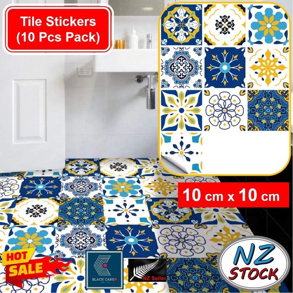 NEW new 10Pcs Moroccan WallPaper Tile Sticker Wall Vinyl Decals *Sale NOW* Carousel 1