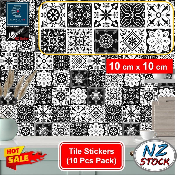 10Pcs Moroccan WallPaper Tile Sticker Wall Vinyl Decals *Over Stocked* Carousel 2