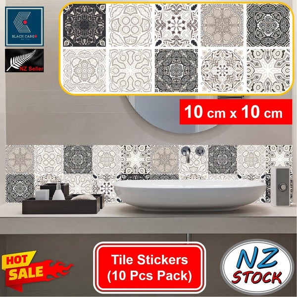 Brand New 10Pcs Moroccan WallPaper Tile Sticker Wall Vinyl Decals *Sale NOW* Carousel 1