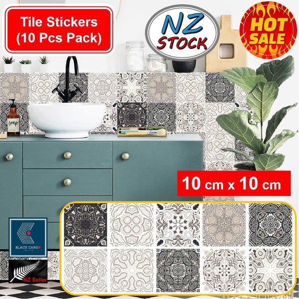 Brand New 10Pcs Moroccan WallPaper Tile Sticker Wall Vinyl Decals *Sale NOW* Carousel 2