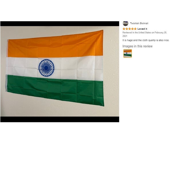 Brand New India Flag India Flag 90cmx150cm *Sale NOW* Carousel 2