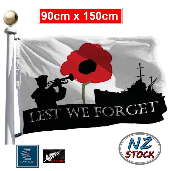 WW1 Antiques Vintage Militaria Historic ANZAC Day Flag *Over Stocked* Carousel 1