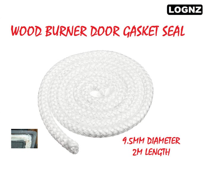 WOOD BURNER FIREPLACE DOOR GASKET SEAL ROUND FIBREGLASS Carousel 1
