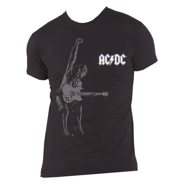 AC/DC T Shirt Angus Watermark Band Logo new Official Unisex Black Carousel 4