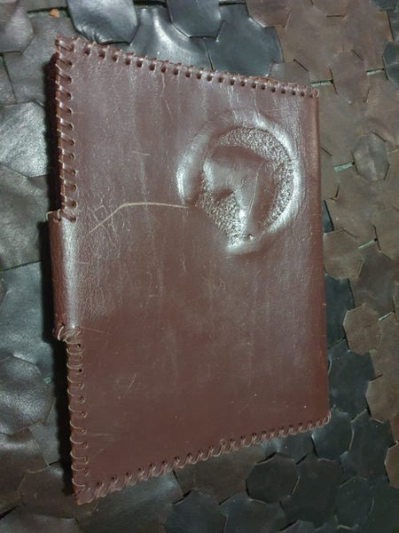 Vintage Genuine Leather Horse Themed Folder Carousel 2