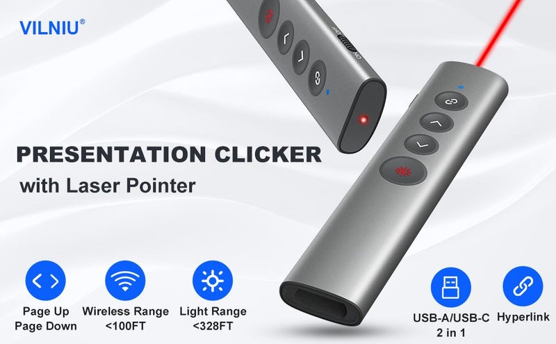 Red Laser Pointer Presentation Wireless Presenter Remote Clicker Carousel 1