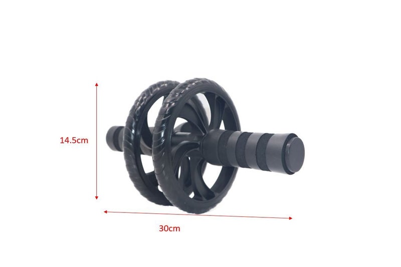 PTN DUAL Abdominal Wheel Roller Fitness Ab Muscle Training Exercise Workout Gym Carousel 2