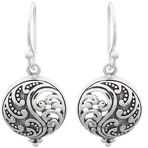 925 Sterling Silver Earrings with Koru design "Tia" Carousel 1