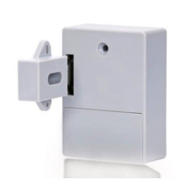Smart Induction Cabinet Lock Invisible Rubber Shoe Bathroom Closet Single Door W Carousel 2