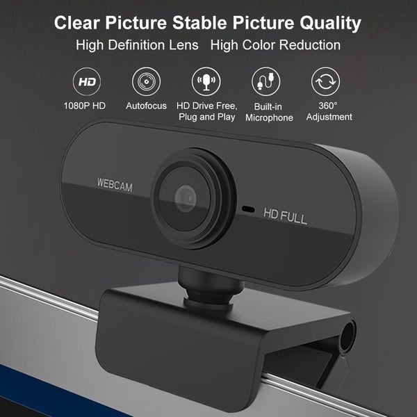 Full Hd 1080P Webcam Computer Pc Camera With Microphone Cameras For Live Broadc Carousel 4