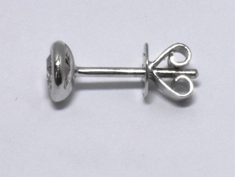 $1,850 18ct White Gold Hand Finished Modern Diamond Stud Earring TCW 0.25cts!!! Carousel 2