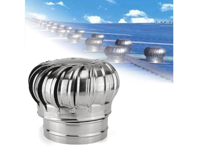 304 Stainless Steel Roof Ventilator 110mm-200mm Pipefit Fan Carousel 1