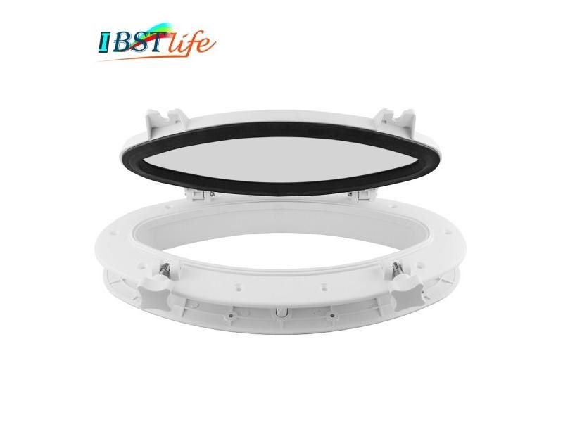 Marine Boat Yacht RV Oval Shape Porthole ABS Plastic Oval Hatches Port Lights Carousel 2