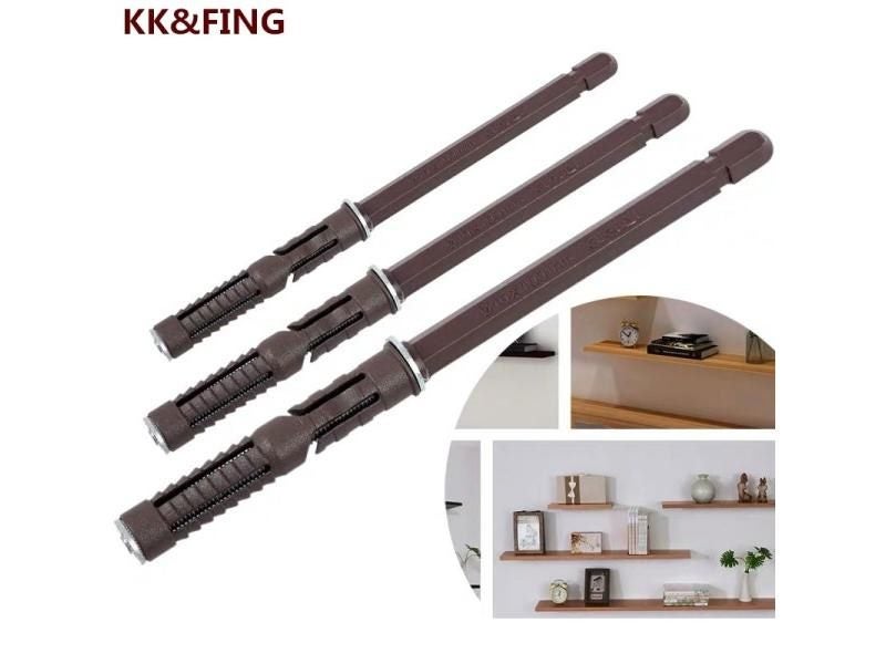 KK FING 1 PC New Floating Shelf Brackets Concealed Plank Support Wall Shelf Carousel 2