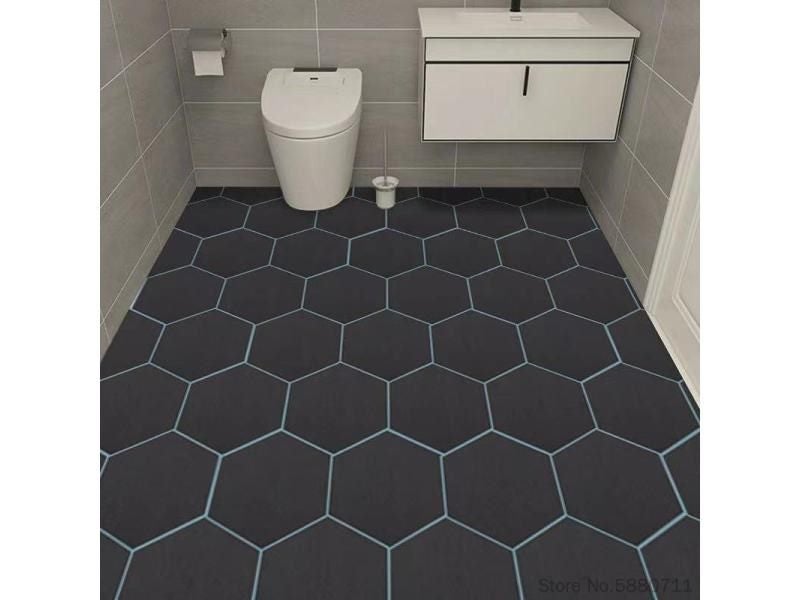Thicken Floor Stickers Self-adhesive Waterproof Bathroom Floor Stickers Carousel 2