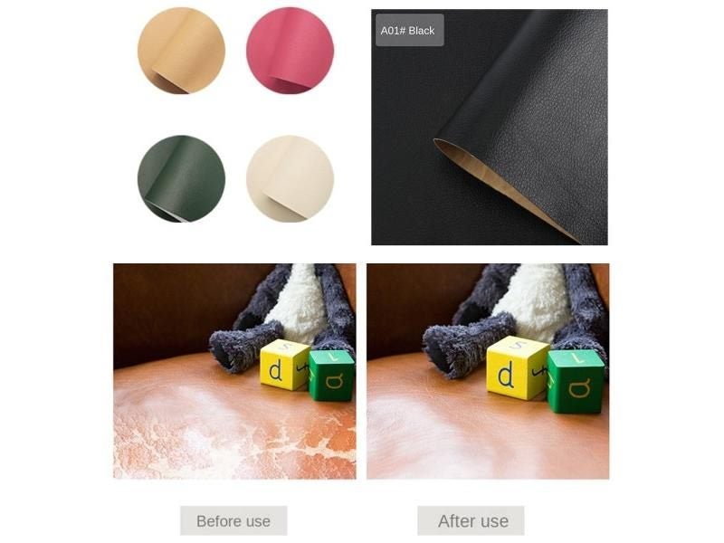 PU Leather 25x30CM DIY PU Leather Repair Patch Stickers PU Leather Handbags Carousel 2