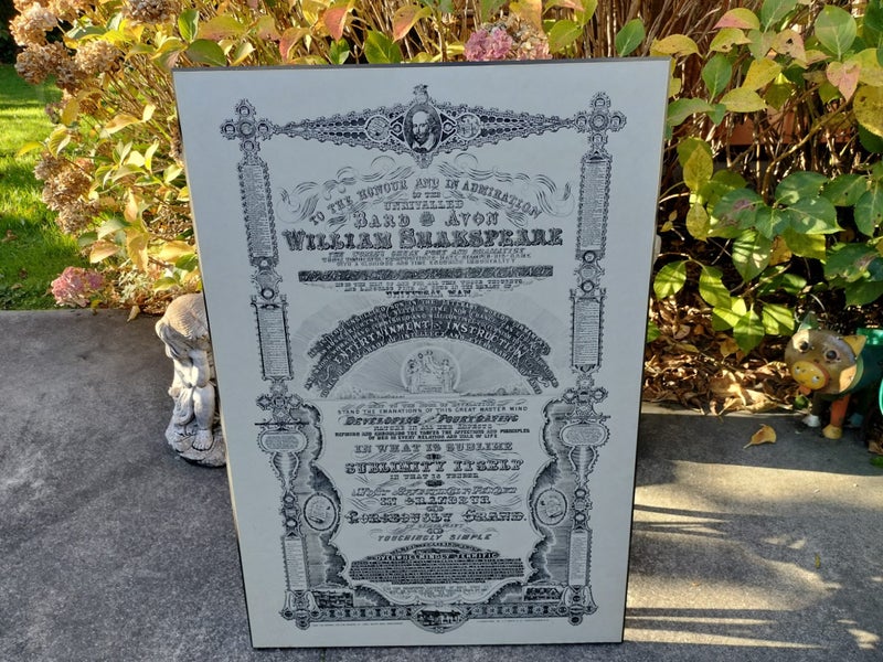 Large Print of Antique Lithograph (Shakespeare) of Drawing by James McKain Meek Carousel 1