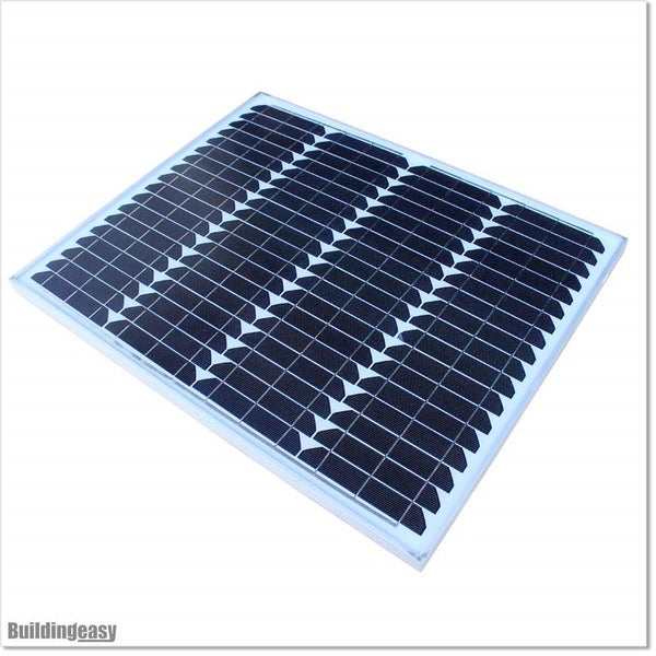 24V Solar Panel 50W Mono (Half Cut) Carousel 1