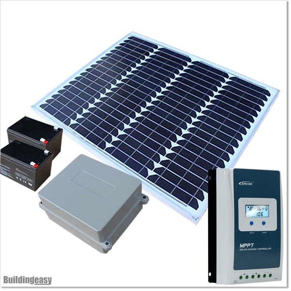 Solar Power System 50W / 24V (SOL-24-50-12) Carousel 1