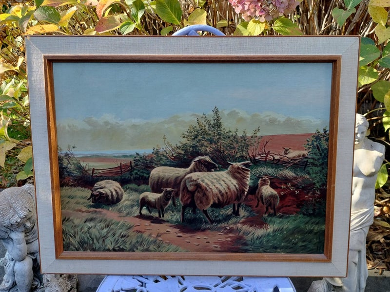 Interesting Unsigned Vintage Artwork Carousel 2