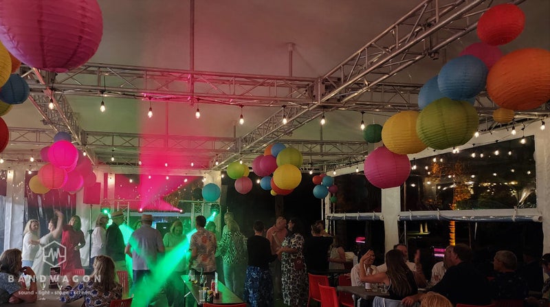 Mobile Stage, PA, Lighting, Inflatable Screen Carousel 20