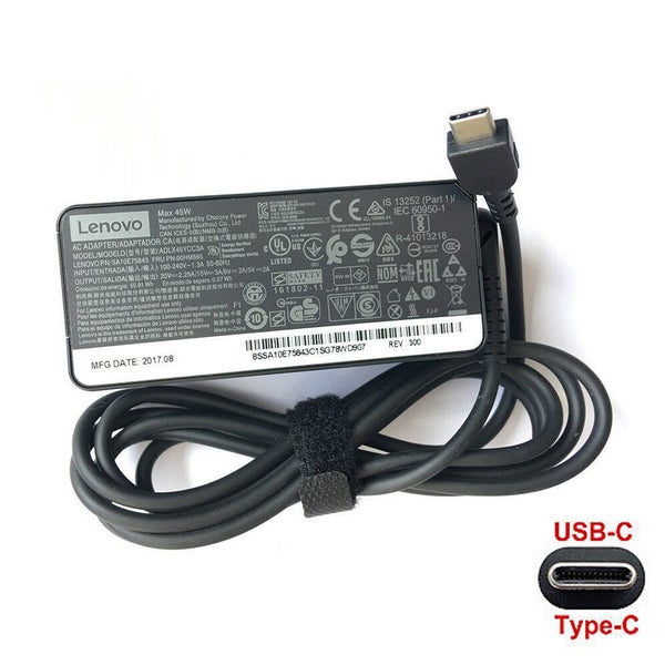Genuine 45W USB-C Type-C Lenovo Laptop Charger AC Power Adapter ADLX45YCC3A Carousel 1